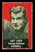 1950 Topps Felt Backs Chet Leach football card