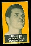 Charles Shaw 1950 Topps Felt Backs football card