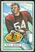 1951 Bowman Gail Bruce football card