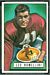 Leo Nomellini - 1951 Bowman football card #140 - click to see large image Leo Nomellini - 1951 Bowman football card #140