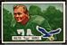 1951 Bowman Walter Barnes football card