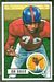 Jon Baker - 1951 Bowman football card #57 - click to see large image Jon Baker - 1951 Bowman football card #57