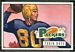 1951 Bowman Tobin Rote football card
