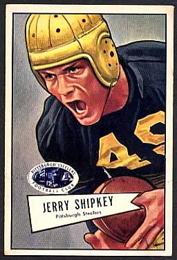 Jerry Shipkey 1952 Bowman Large football card