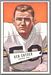 Ken Snyder - 1952 Bowman Large football card #22 - click to see large image Ken Snyder - 1952 Bowman Large football card #22