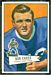 1952 Bowman Small Bobby Cross football card