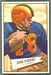 1952 Bowman Small John Karras football card