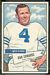 1952 Bowman Small Dan Edwards football card