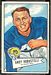 1952 Bowman Small Andy Robustelli football card