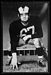 1953 Rams Team Issue Dick Daugherty football card