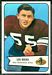 1954 Bowman Leo Rucka football card