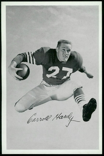 Carroll Hardy 1955 49ers team issue photo