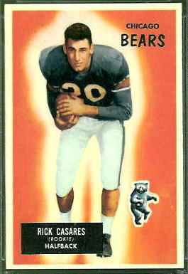 Rick Casares 1955 Bowman rookie football card