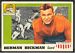1955 Topps All-American Herman Hickman football card