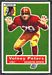 1956 Topps Volney Peters football card
