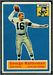 1956 Topps George Ratterman football card