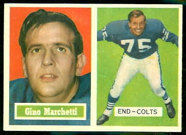 Gino Marchetti 1957 Topps football card