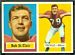 1957 Topps Bob St. Clair football card