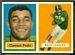 1957 Topps Clarence Peaks football card