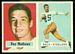 1957 Topps Ray Mathews football card