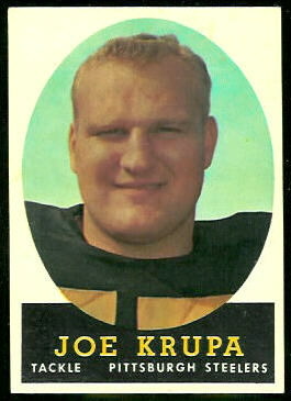 Joe Krupa 1958 Topps rookie football card