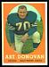 Art Donovan - 1958 Topps football card #106 - click to see large image Art Donovan - 1958 Topps football card #106