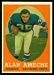 1958 Topps Alan Ameche football card