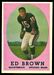 1958 Topps football card #123: Ed Brown