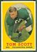1958 Topps Tom Scott football card