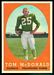 Tommy McDonald - 1958 Topps football card #126 - click to see large image Tommy McDonald - 1958 Topps football card #126