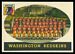 1958 Topps football card #27: Redskins team