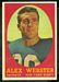 1958 Topps football card #30: Alex Webster
