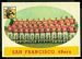 1958 Topps football card #41: 49ers team