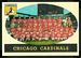 1958 Topps Cardinals team football card