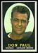 1958 Topps football card #91: Don Paul