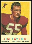 Jim Taylor 1959 Topps rookie football card