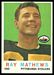 1959 Topps Ray Mathews football card