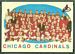 1959 Topps Cardinals Team football card