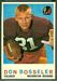 1959 Topps football card #123: Don Bosseler