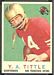 1959 Topps football card #130: Y.A. Tittle