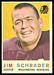 1959 Topps Jim Schrader football card