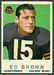 1959 Topps Ed Brown football card