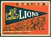 1959 Topps Lions Pennant football card