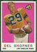 1959 Topps Del Shofner football card