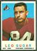 1959 Topps football card #154: Leo Sugar