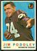 1959 Topps football card #165: Jim Podoley