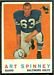 1959 Topps Art Spinney football card
