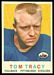 1959 Topps football card #176: Tom Tracy