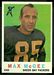 1959 Topps Max McGee football card