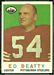 1959 Topps Ed Beatty football card